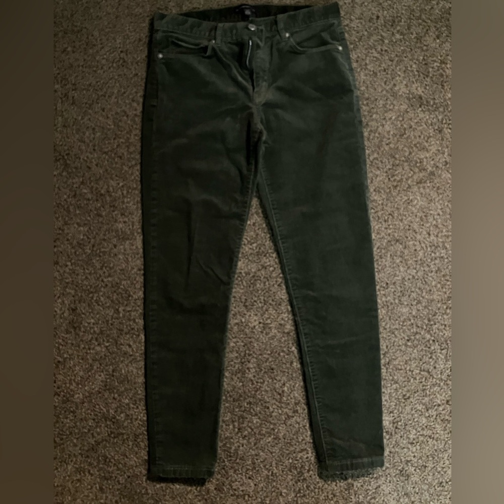 Banana Republic Dark Green Skinny Jeans